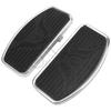 Universal Eagle Motorcycle Footrests - Black (Front & Rear)