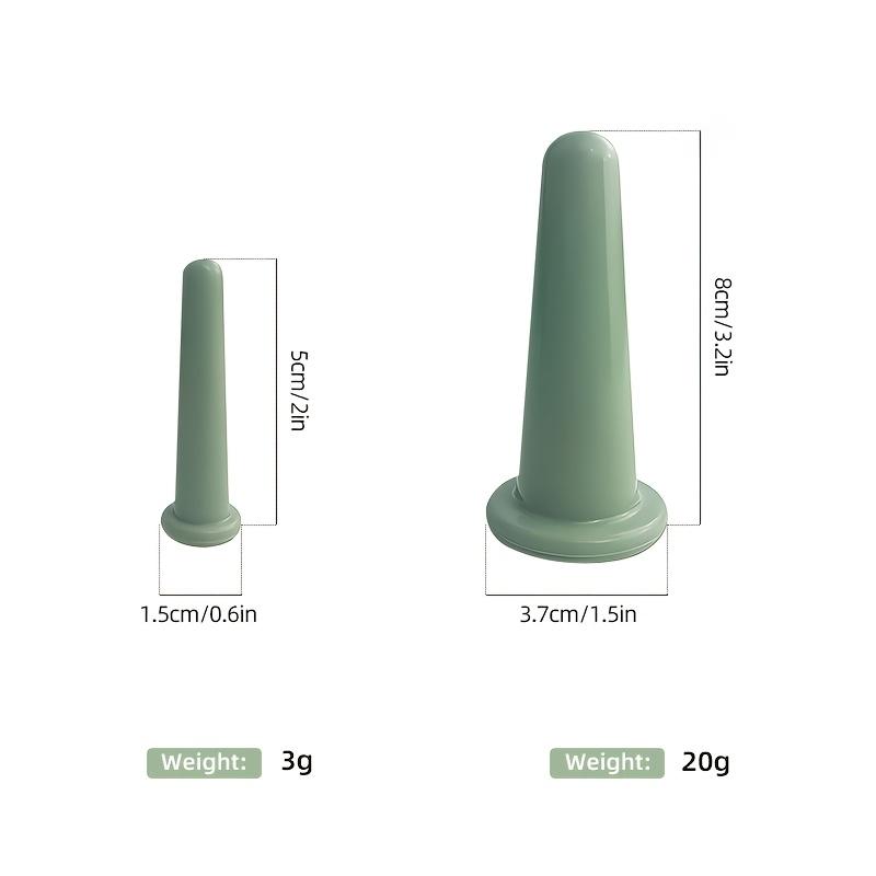 Summer Massage Cups Suitable for Eye Lifting And Facial Skin Relaxation, Home Beauty Salon Skincare Tools, Soft And Skin-Friendly Vacuum Cupping Set