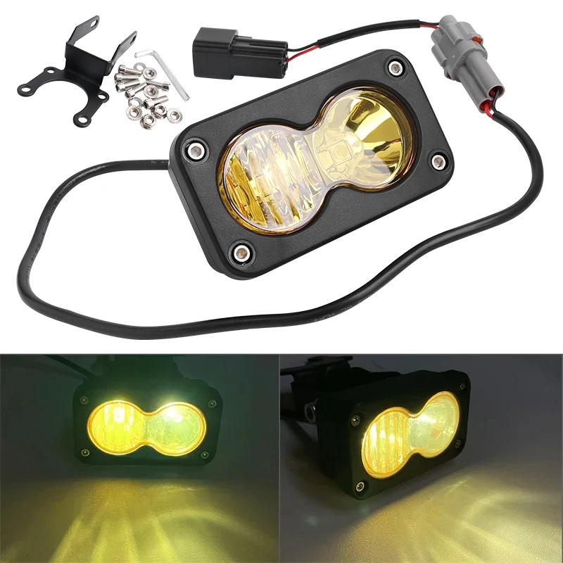 General Off-road Vehicle Fog Light Headlight 20W LED Headlight Switch White Spot Flood Pod Combo Kit Waterproof New