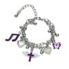 Vintage Shiny Star Pentagram Titanium Steel Bracelet for Women Sweet Aesthetic Y2k Charm Bracelet Harajuku Fashion Jewelry
