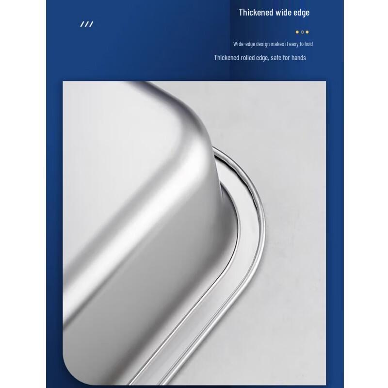 Stainless Steel Rectangular Food Pan