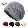 Weiche Thermomütze für Herbst Winter Strickmützen Damen, Dicke Slouchy Beanie mit Diamant-Plüsch-Struktur, Warm Gemütlich Lässig Outdoor Pendeln Skifahren