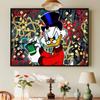 DIY Diamond Painting Donald Duck with Glasses Cross Stitch Kit Mosaic Art Diamond Painting Full Circle Diamond Home Decoration