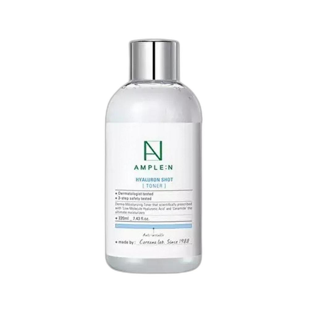 COREANA AMPLE N Hyaluron Shot Toner Glass Skin Hydration 220ml