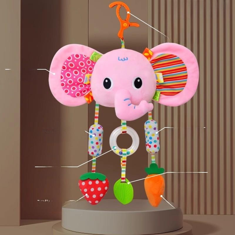 Baby Carriage Hanging Bell With Metal Toy For Infant Stroller And Bed Decor