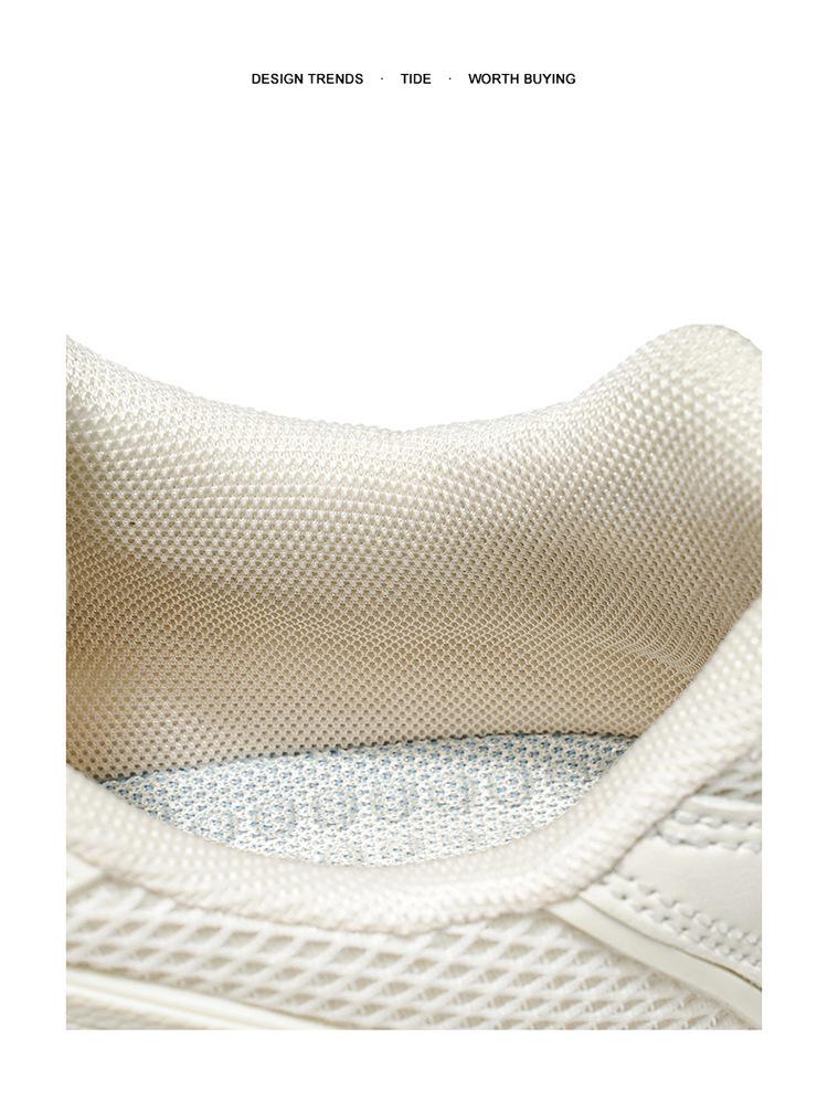 Men's Trendy Summer Mesh Dad Sneakers - Breathable, Thick-Soled, Casual Running Shoes