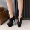 Sexy Super High Heel Platform Shoes Women 2025 New Thin High Heel Stripper Pole Dance Shoes Comfortable Round Toe Non Slip Pumps