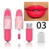 Halloween Lipgloss-Set, 3-teiliger nicht-klebender glänzender Lippenstift, glitzernde lila und schwarze Lippenfarben, langanhaltend, nicht abfärbend