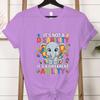Its A Different Ability Autism Teacher Shirt Autism Awareness Cartoon Design Woman Tshirts Special Education Gift Classic Tops
