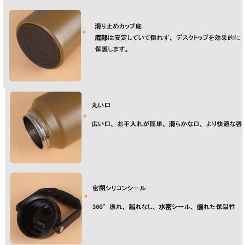 Ice Container, Camping Water Bottle, Sports Bottle, 2 Liter/3.5 Liter Large Capacity, Easy to Clean, Extra Wide Mouth, Double Stainless Steel Bottle,