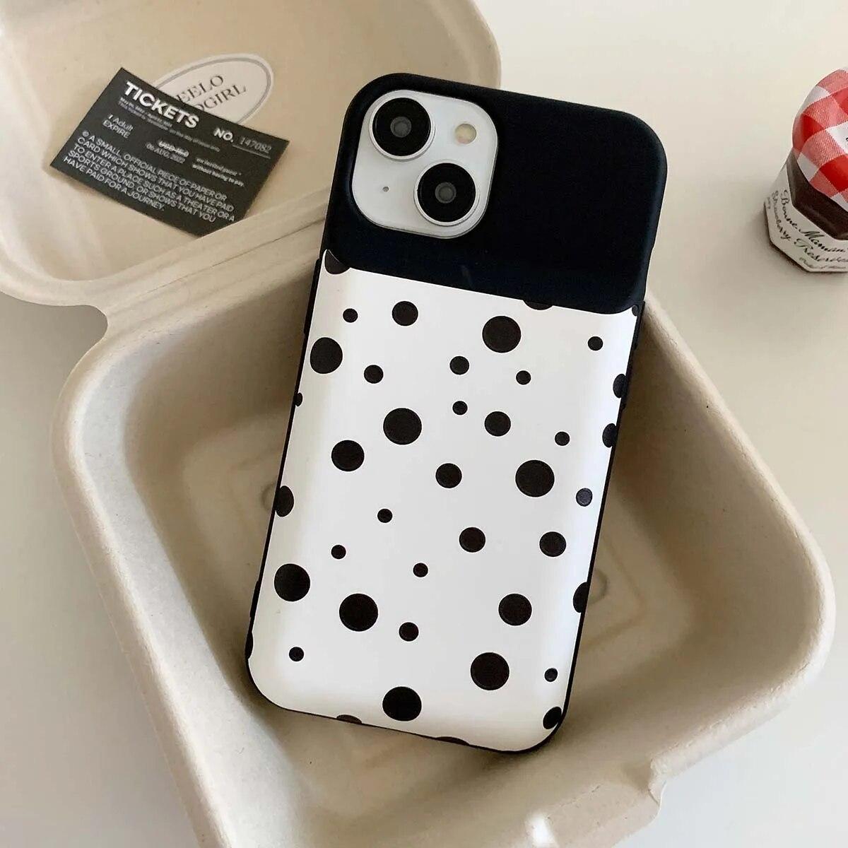 

Милые утолщенные мягкие силиконовые чехлы на воздушной подушке для iPhone 14 13 12 11 Pro Max, противоударный чехол для телефона с волнистой точкой