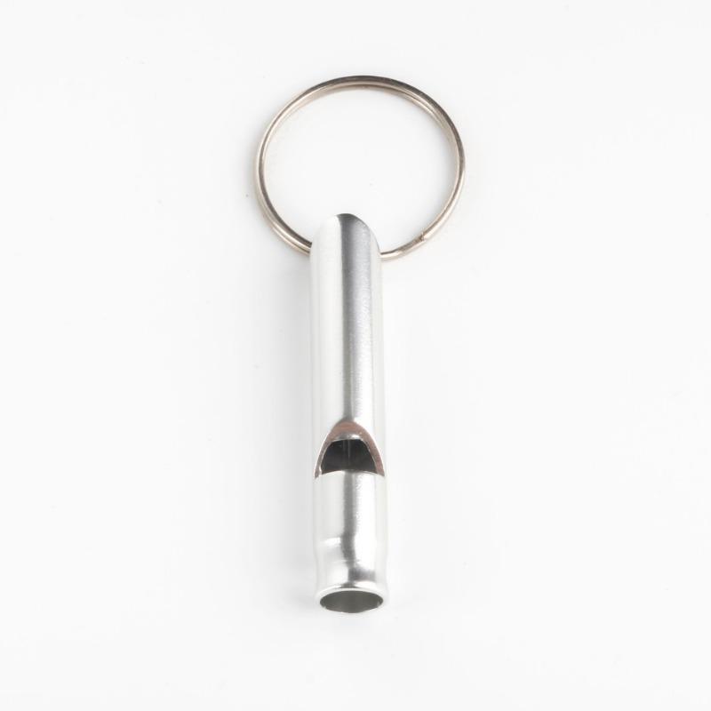 Small Aluminum Alloy Whistle Life-saving Whistle Psk Outdoor Survival Whistle Training Whistle Outdoor Supplies