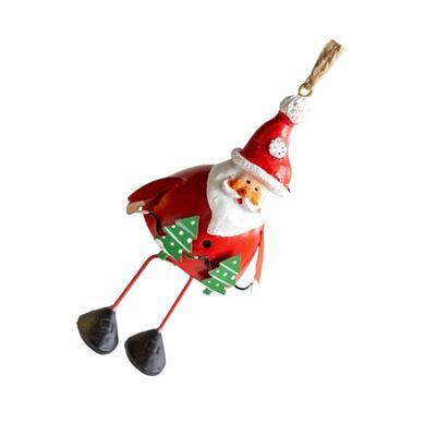 Resin Iron Christmas Santa Reindeer Figures For Holiday Decoration Indoor Use Party Figure