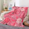 Bohemia Theme Flannel Throw Blanket Soft Warm Mystery for Bedroom Sofa Bed Decor Kids Adult Camping Gift King Queen Size Blanket