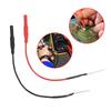 2 Peças Cabo Adaptador Fêmea de 4mm Terminal de Pino Plugue Fio Gancho Multímetro Plugue Banana Pontas de Prova Silicone Flexível Colher Posterior Sonda