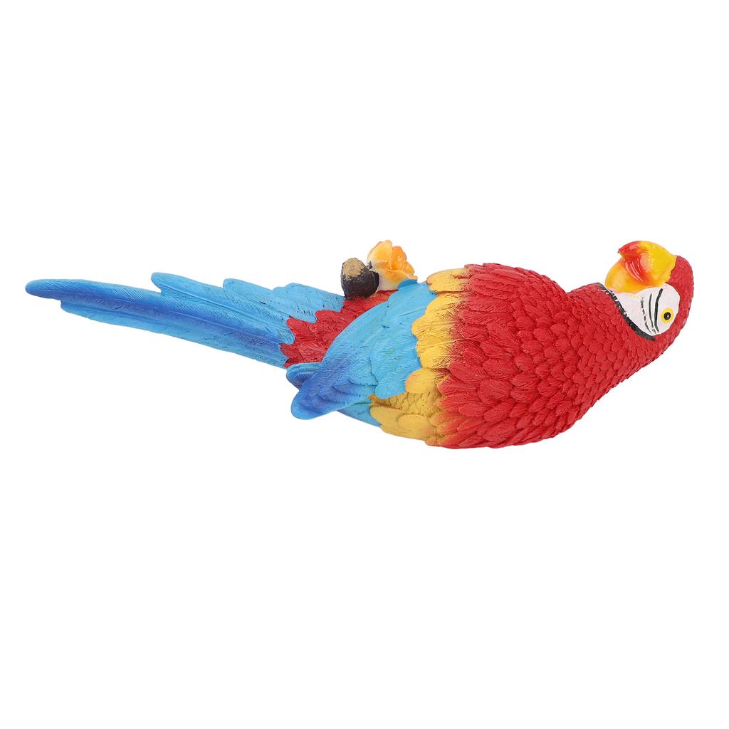 Wall Decor Resin Lifelike Hanging   Statue Bird Sculpture for Outside Garden Patio Yard Lawn