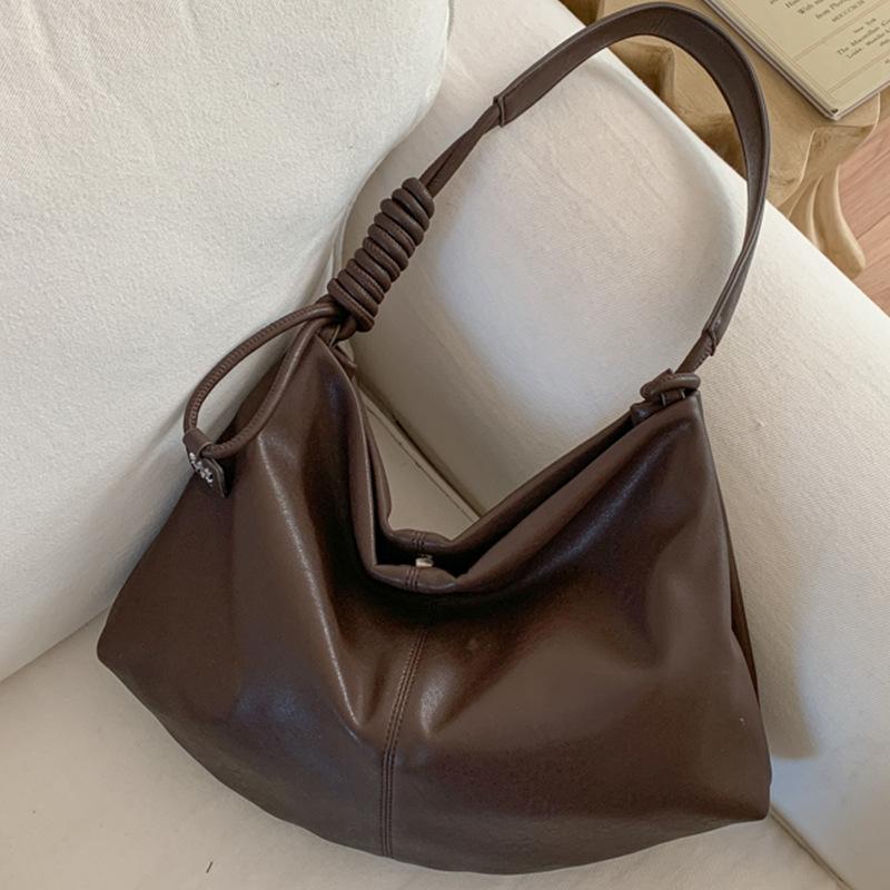 Lazy Style Casual Commuting Shoulder Bag, Large Capacity Tote Bag