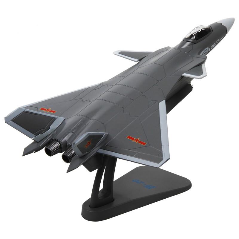 Simulation 1:100 Static Aviation Airplane Model J-20 Fighter Toy Collectable Simulation 1:100 Static Aviation Airplane Model J-20 Fighter Toy Collectable