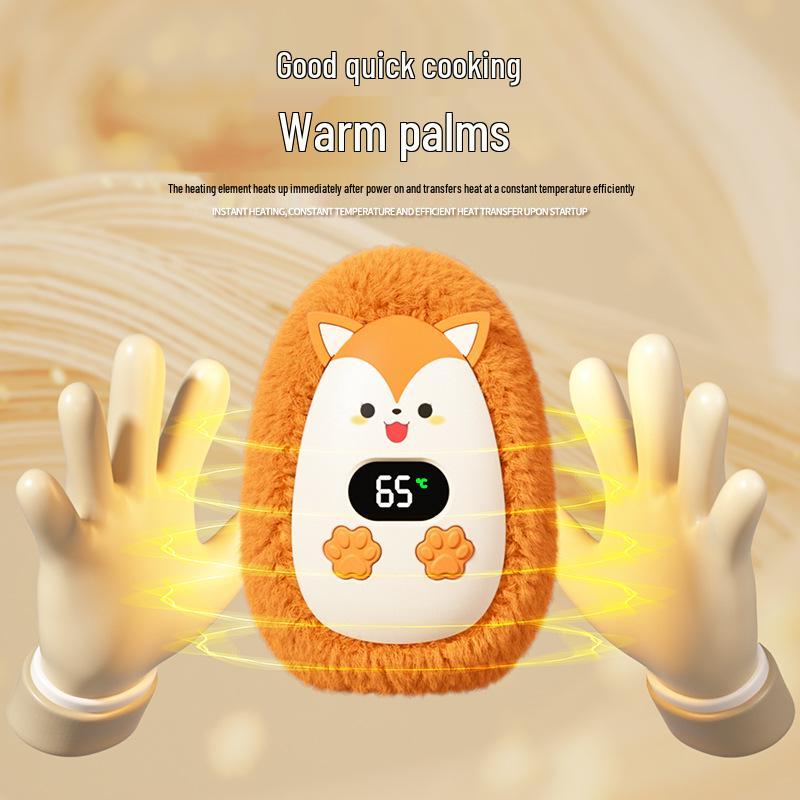 2024 USB Rechargeable Mini Plush Pet Hand Warmer