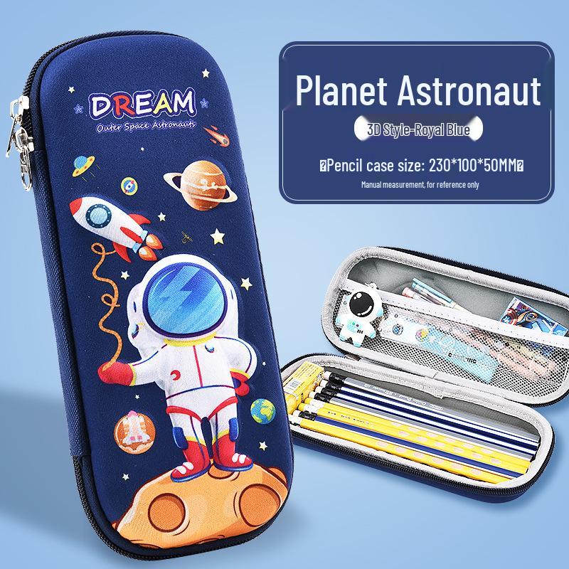 Korean Style 3D Cartoon EVA Pencil Case for Elementary Students - Large Capacity for Boys & Girls