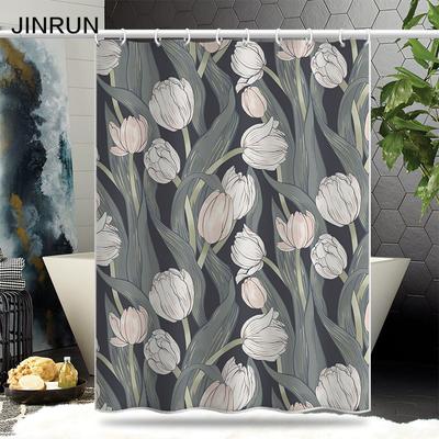 Bathroom Thickened Waterproof Curtain Mildew Proof Shower Curtain Shower Partition Curtain Shower Curtain Bathroom Curtain Free Perforation