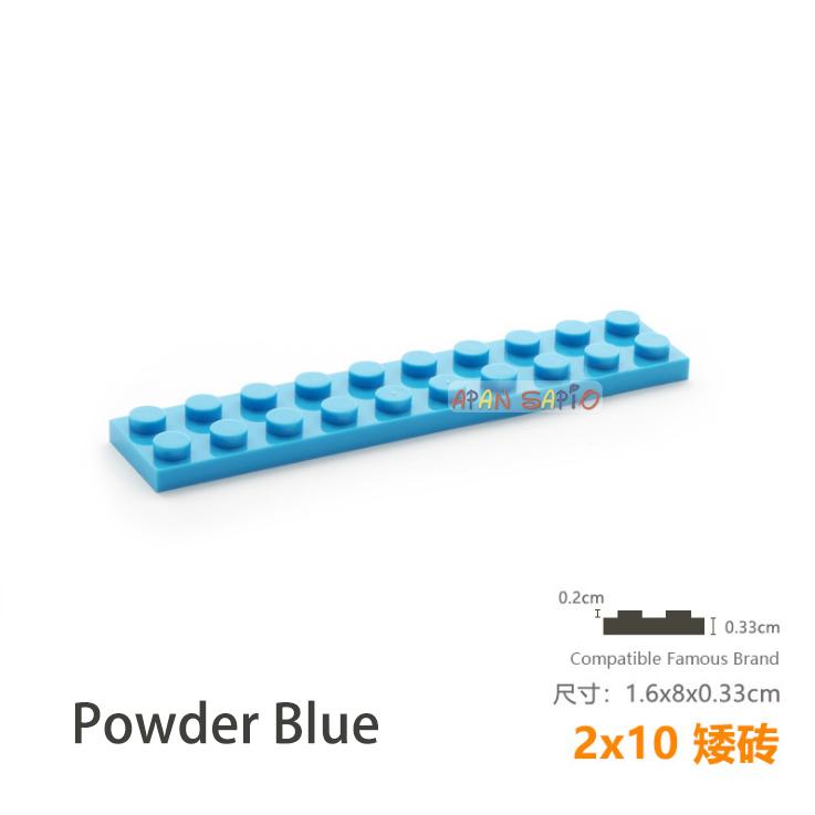 Non-Toxic 5Pcs/Lot Diy Blocks Building Bricks Thin 2X10 Educational Assemblage Construction Toys For Children Size Compatible With Brand