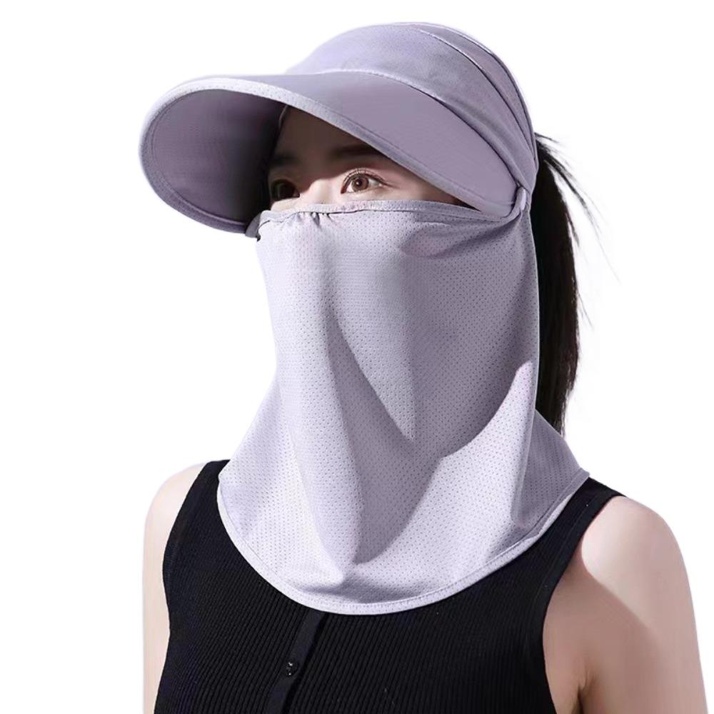 Visor Hat Empty Top Hat Face Protection Face Cover  Hat Fashion Women Sun Hat  Beach
