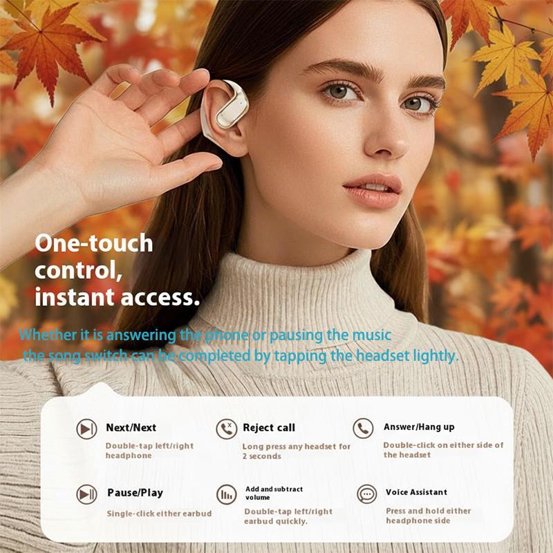 Headphones Bluetooth Wireless Translator Touch Support 144 languages Earbuds Noise Real Time Translation Earphones Smart Earbuds