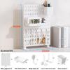 Pegboard Desktop Vertical Storage Rack - No-Punch Student & Office Shelf