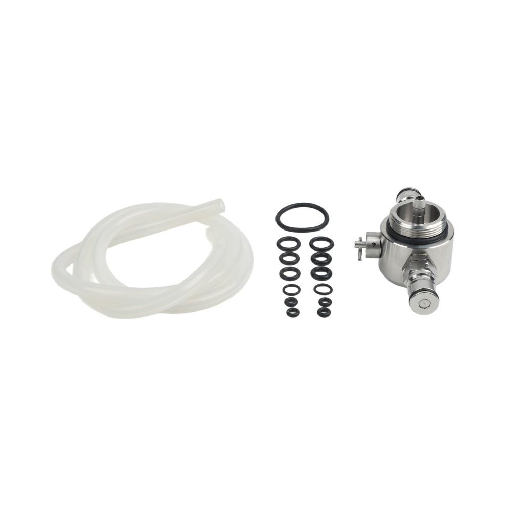 For Home Bar Tapping Slim Dual-Ball Lock Leak-proof Beer Dispenser Homebrew Keg Connector 45PSI Pressure Rating