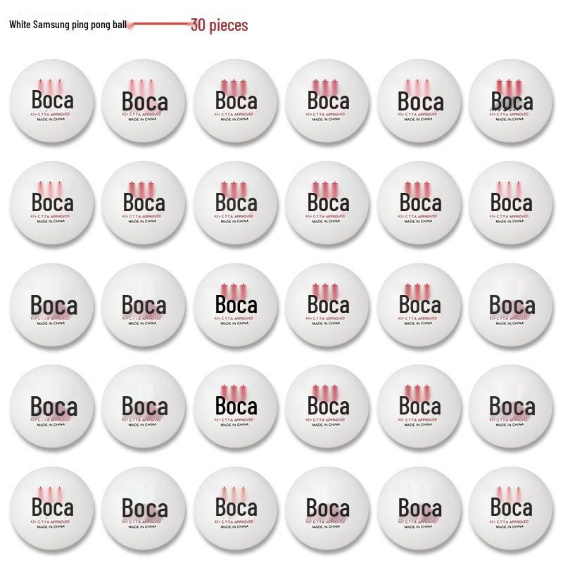 High-Elasticity Durable ABS Three-Star Table Tennis Balls for Training - Yellow & White Outdoor Ping Pong