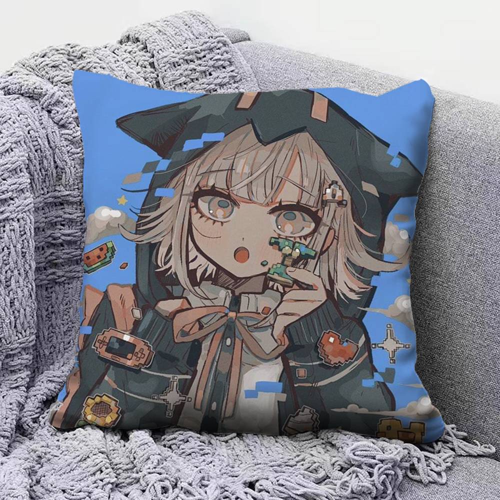 Danganronpa Game Anime Home Sofa Cushion Covers and Aecorative Custom Pillow Covers