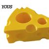 Moisture-proof Bathroom Organizer 3D Printed Toothpaste Storage Rack, Cheese Shaped Toothbrush And Holder, Moisture-Proof Multi-Sized Holes