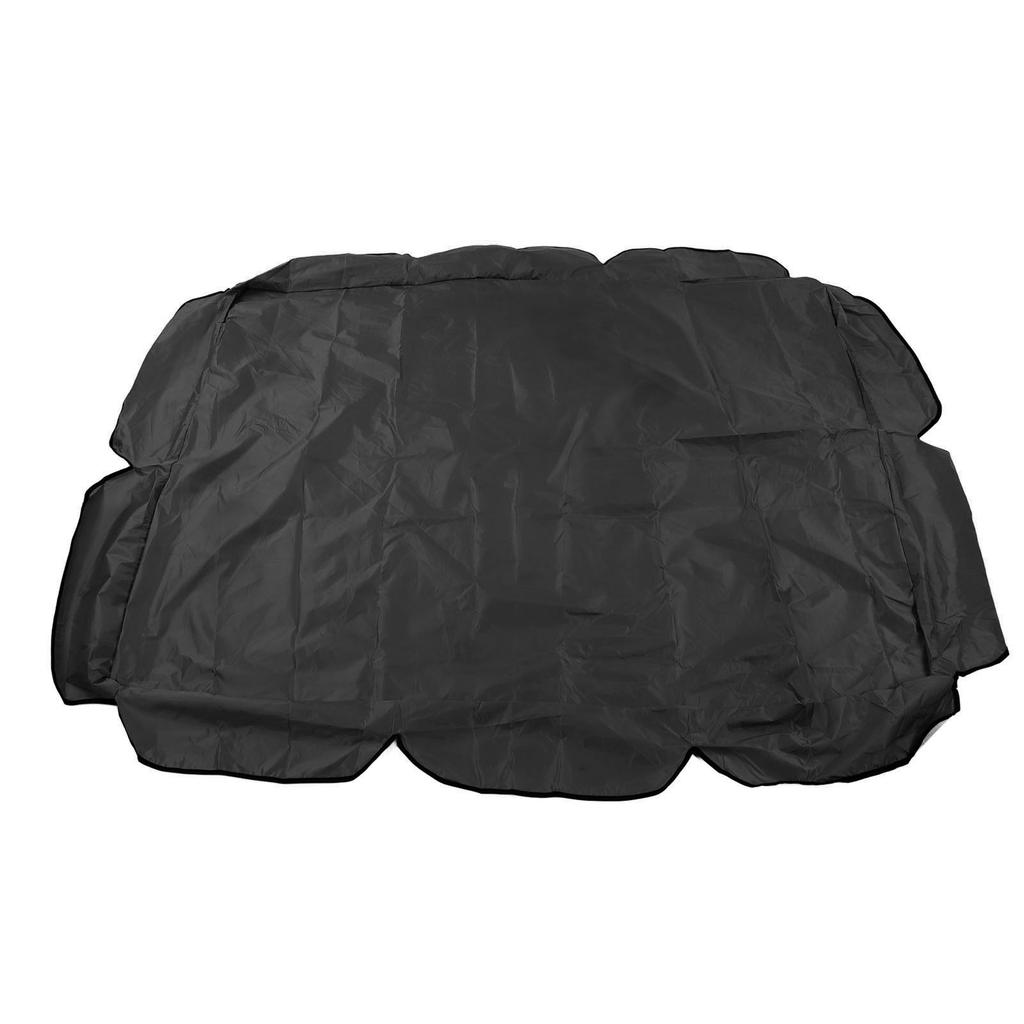 Daszek Huśtawki 210D Oxford Powlekany Srebrem Wodoodporny Odporny na UV na Krzesło Ogrodowe na Zewnątrz Patio Podwórze