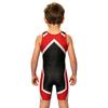 Canottiera da Lotta per Ragazzi Color Block Senza Maniche Lunghezza Coscia Body per Sport Allenamento Esercizio Ciclismo Allenamento
