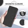 For iPhone 17 Leather Case Solid Color Phone Cover with Wallet