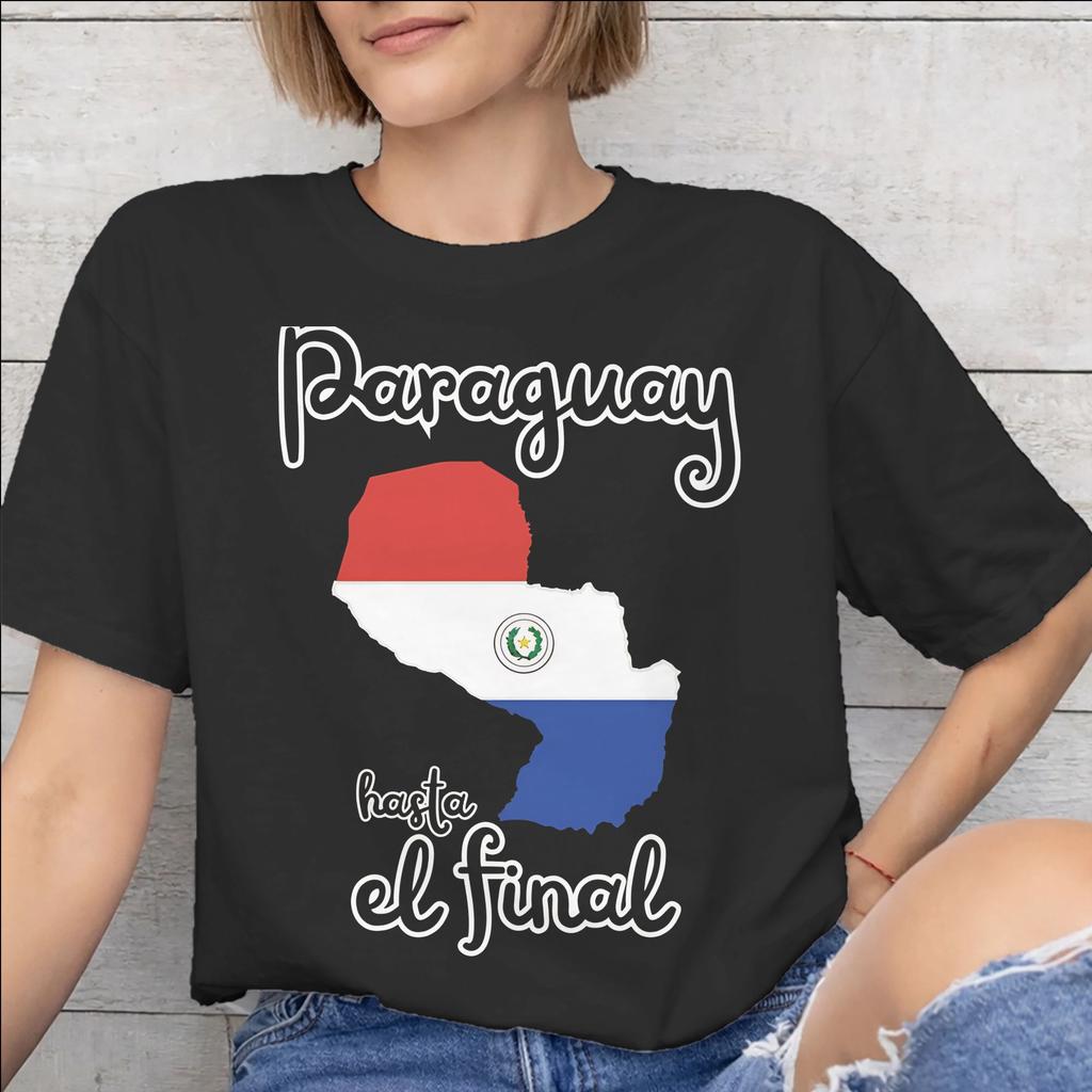 Men Women Printed Paraguay Flag Tee T Shirt Pure Cotton Tshirts Clothing