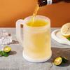Tasse à Glace Double Couche Congélation Rapide Tasse à Bière Verres Transparents Sans Fuite Sans Dilution pour l'Été Chaud Maison
