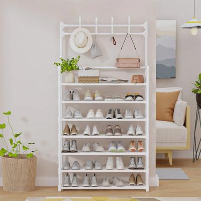 Multi Layer Shoe Rack Home Shoe Storage Cabinet  Multi Layer Steel Pipe Shoe and Hat Rack Capacity Shoe Rack Multifunctional