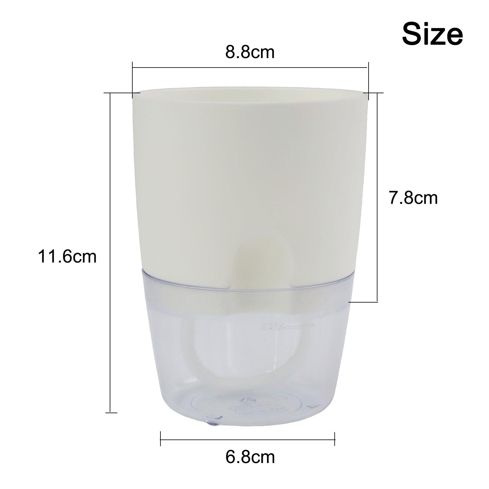 

High Quality Garden Yard Plant Pot Basket Replacement Self Watering Small Flowerpot Violet Pots 1PC Accessories білий