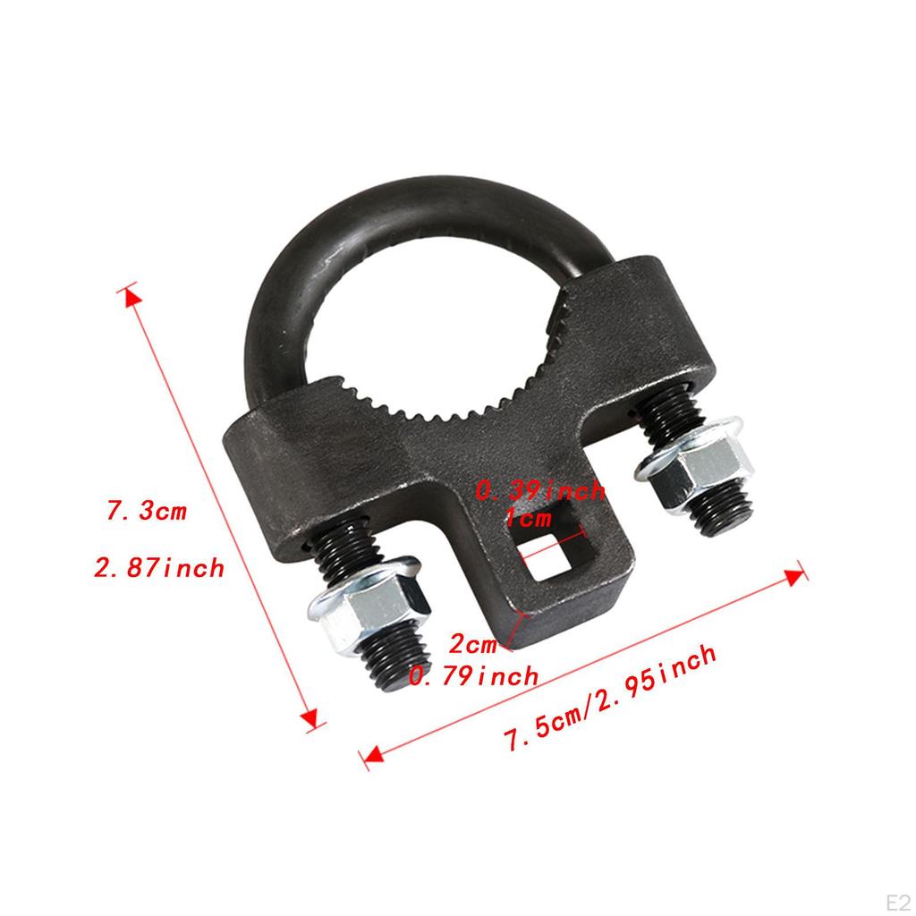 6Pcs Inner Tie Rod Tools 3/8 Inch Low Profile Hand Parts Compact Car Accessories for