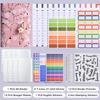 Macaron Star Lock Binder Notebook with Dividers & Storage Bags, Full Set Journal Planner