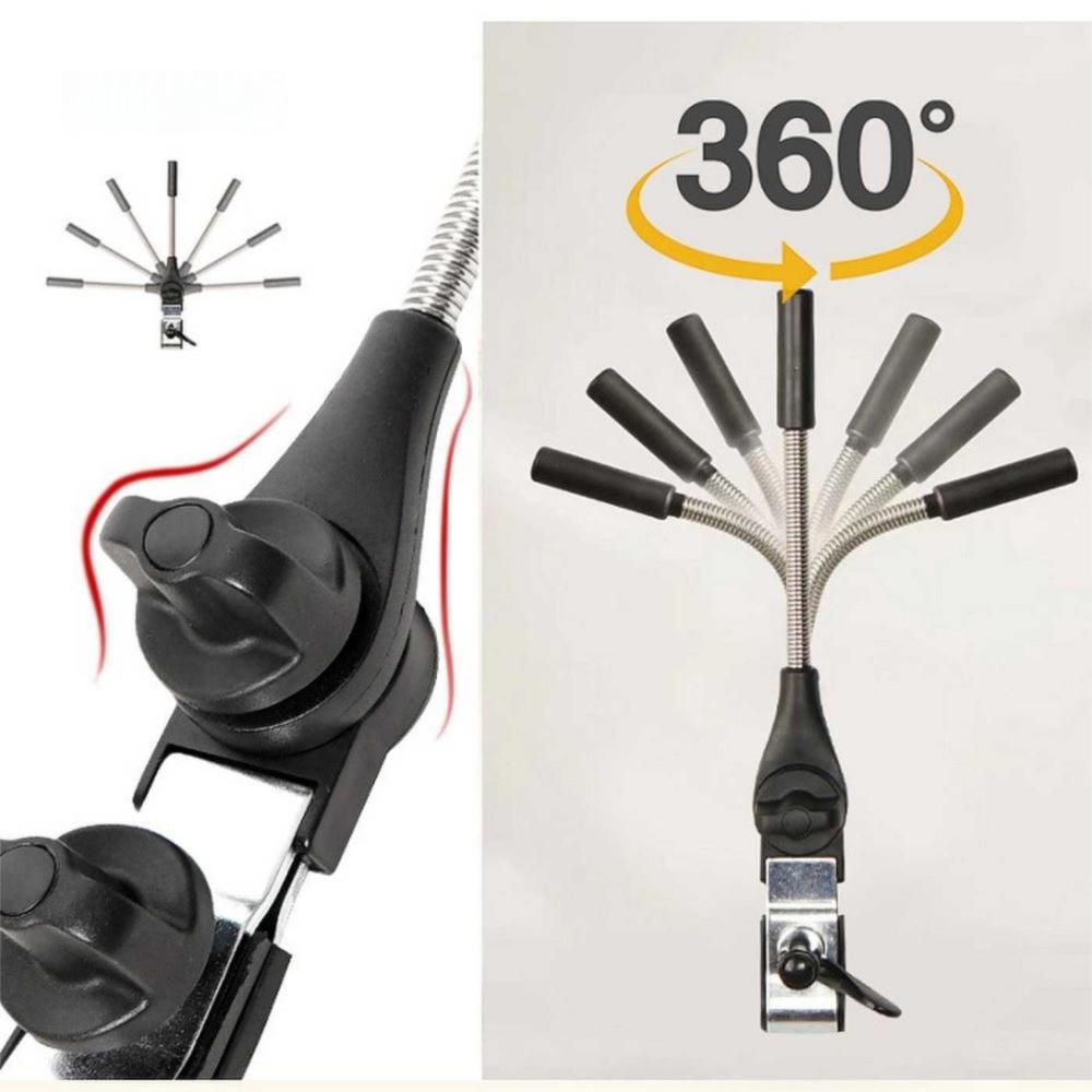 

Пластиковый зажим для солнечного зонта Черный Универсальный держатель для зонта Удобный зажим для зонта Электровелосипед