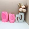Speziell geformte Vase Harz Formen Sukkulente Blumentopf Silikon Form Beton Zement Gips Form DIYs Handwerk Dekore