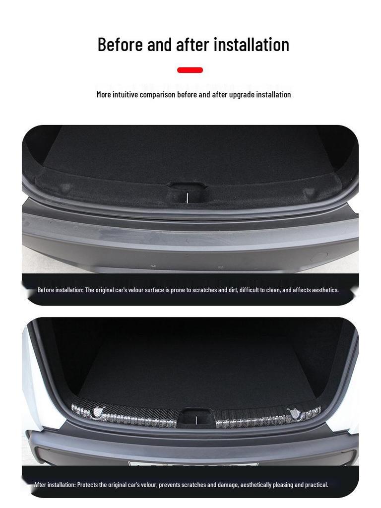 Tesla Model Y 2025 Rear Trunk Sill Protector Trim