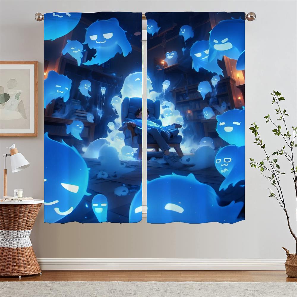 

Дешевые вещи с бесплатной доставкой для домашнего интерьера Шторы Blackout Phantom World Grace Youth Room Шторы Предложения Раздел W50xH70cmx2pcs-CL