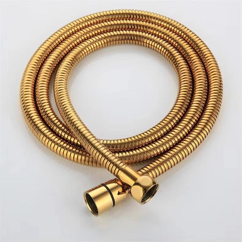 HONGDEC Factory Universal Flexible Shower Hose Stainless Steel Handheld Shower Head Tube (Brown,other)
