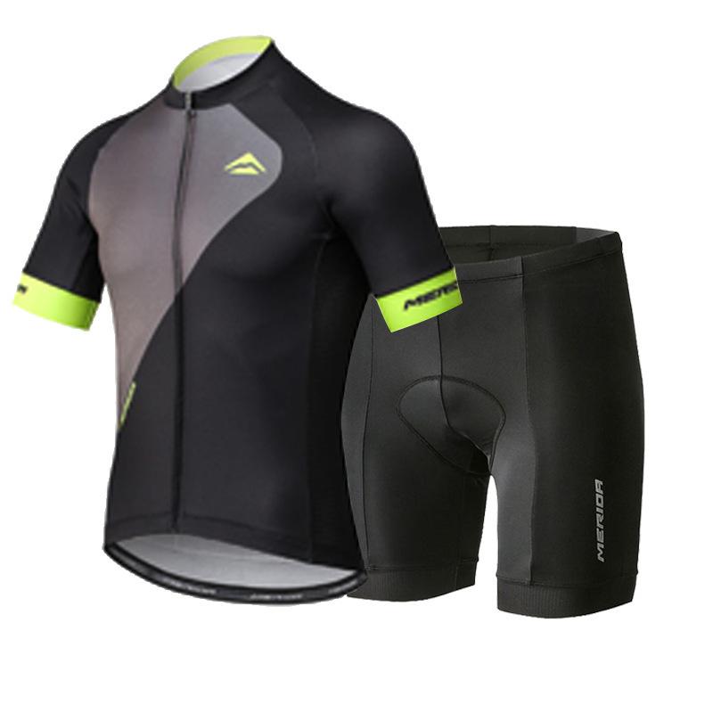 Summer Cycling Suit Men's Short-sleeved Suit Mountain Bike Road Bike Sportswear Quick-drying 2026 Summer Suit Breathable Cycling Suit