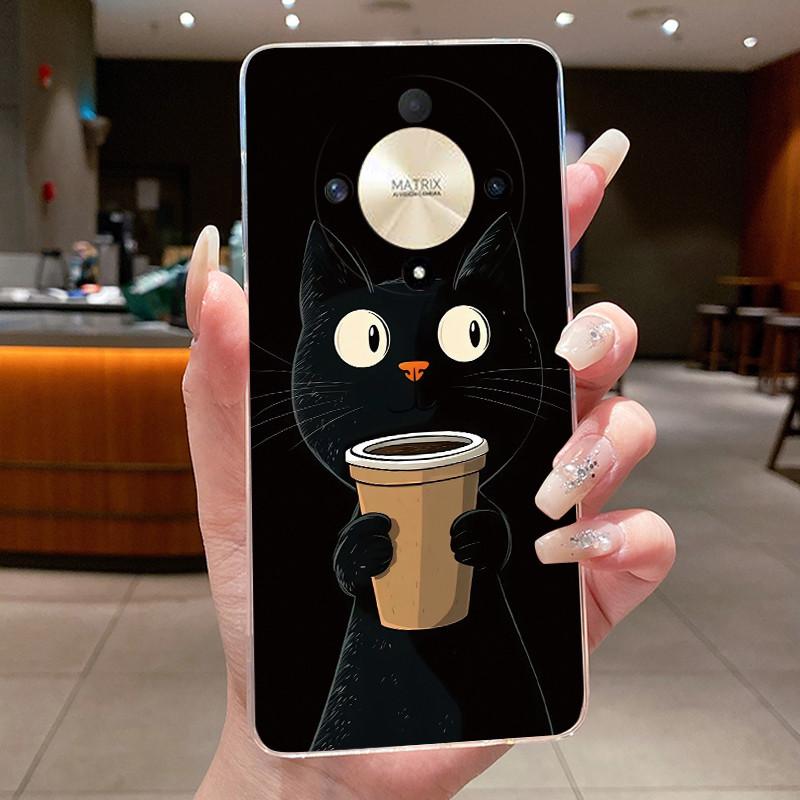 Casing For Honor X9b X9a Magic 6 5 Lite 5G Luxury Dragon Cute Cool Boys Girls Transparent Soft silicone Back Cover Phone Case