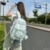 Summer New Nylon Lightweight Sports Travel Ins Large Capacity Solid Color Student Couple Backpack